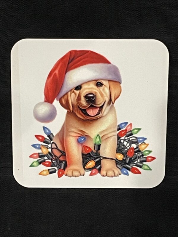 Christmas Puppy Coasters